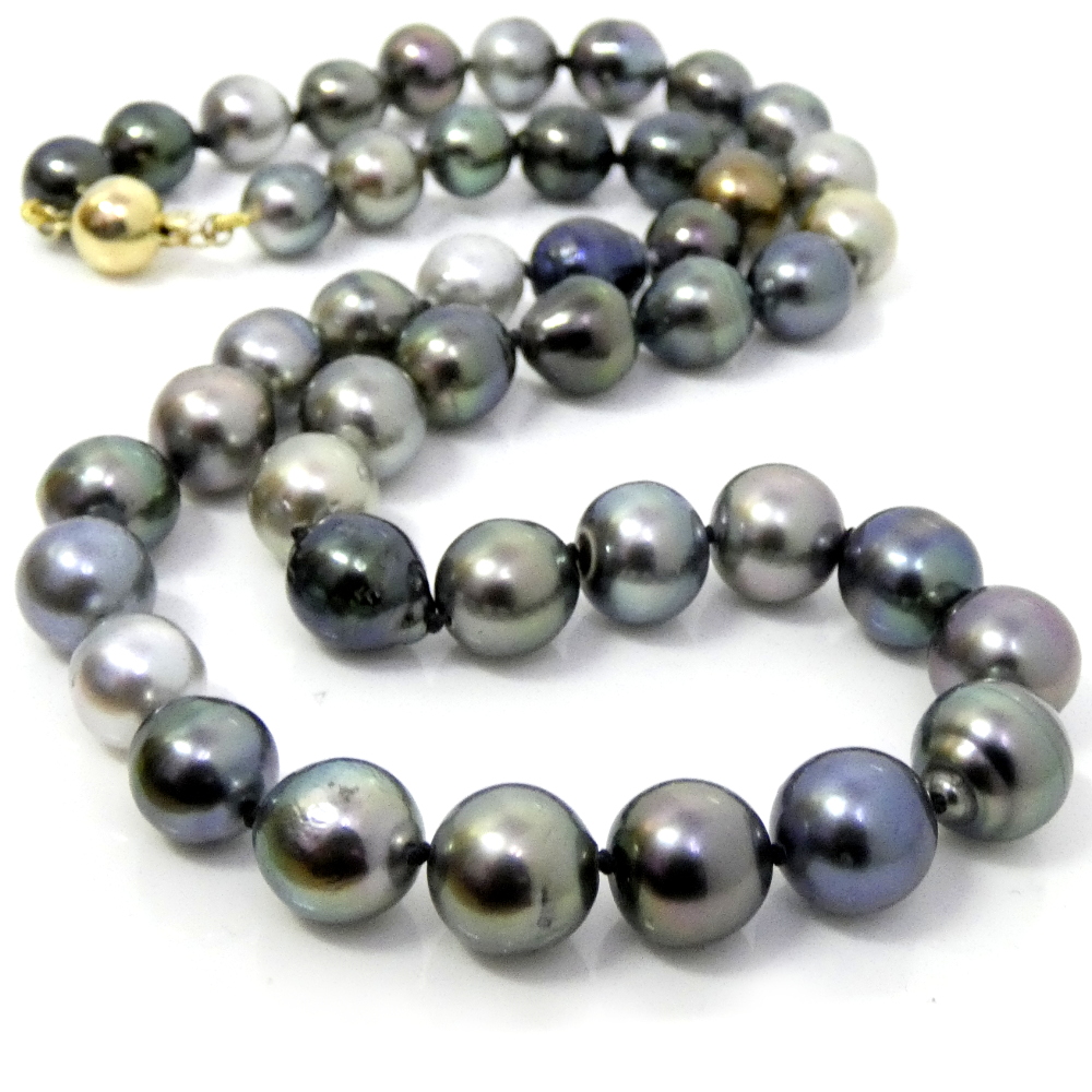 Multicoloured Tahitian Pearls Necklace